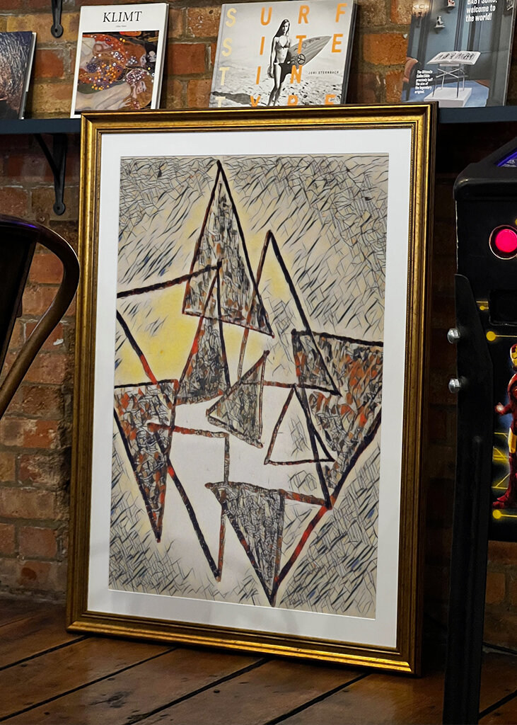 Tér és idő absztrakt művészet