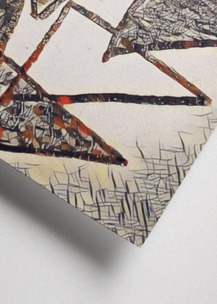 Tér és idő absztrakt művészet