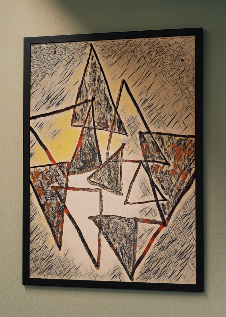 Tér és idő absztrakt művészet