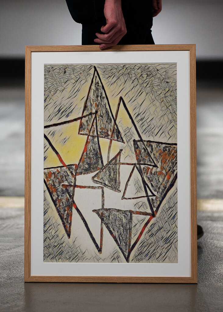 Tér és idő absztrakt művészet