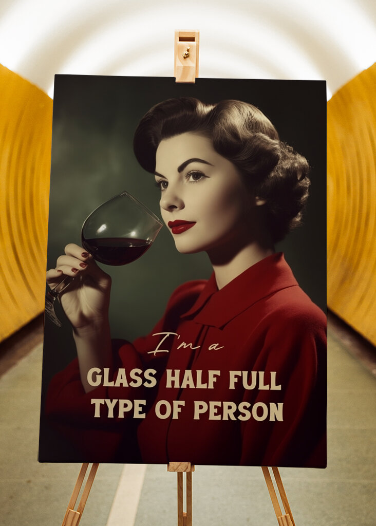 Glass half full type of person