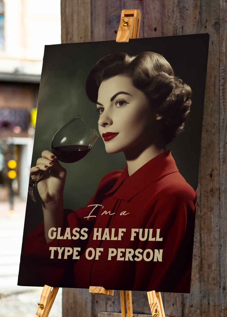 Glass half full type of person