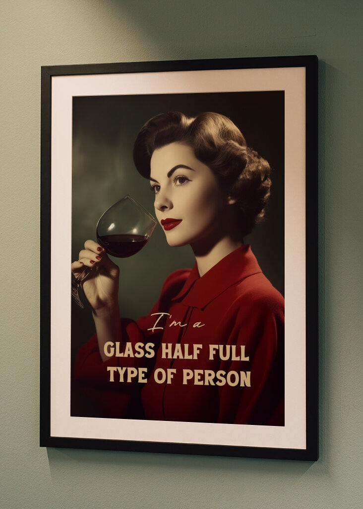 Glass half full type of person