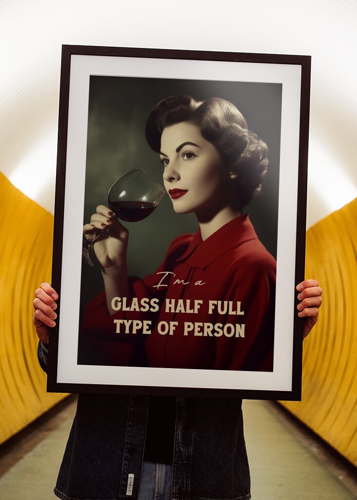 Glass half full type of person