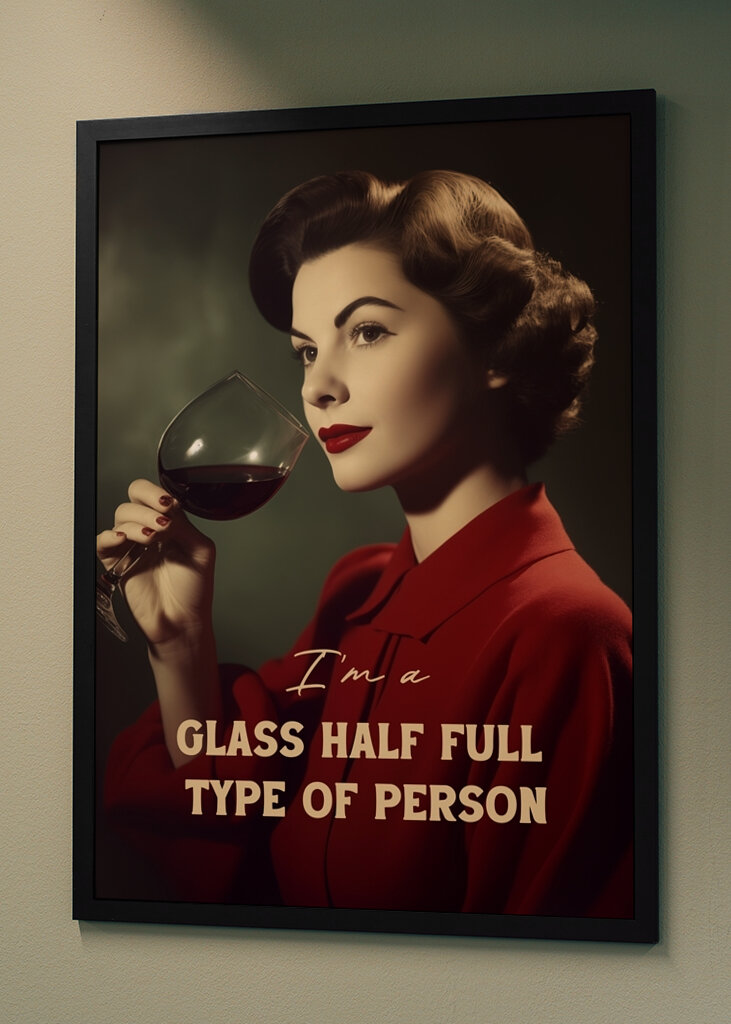 Glass half full type of person