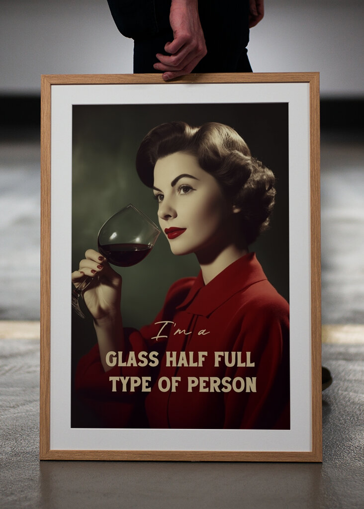 Glass half full type of person