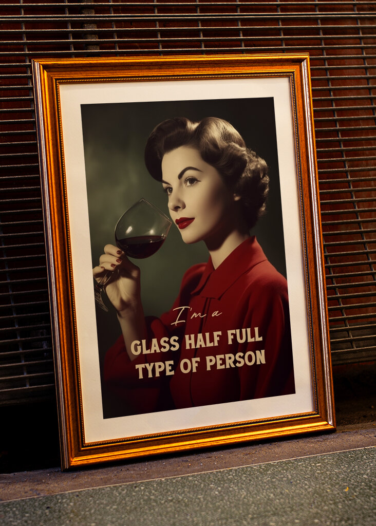 Glass half full type of person