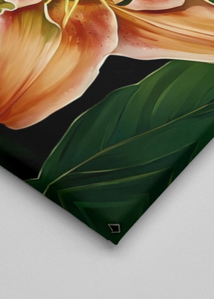 Orange lilje blomster