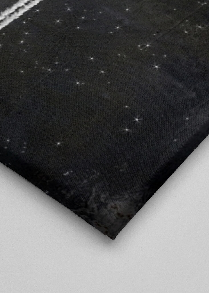 Air Plane And Starry Sky