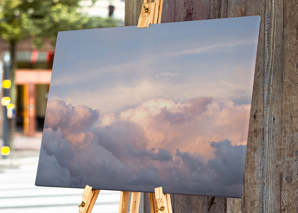 Blush pink clouds in Stavanger