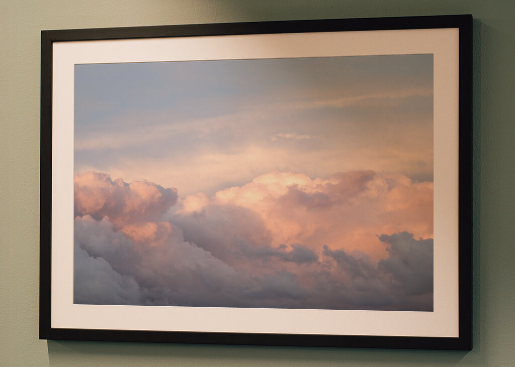 Blush pink clouds in Stavanger