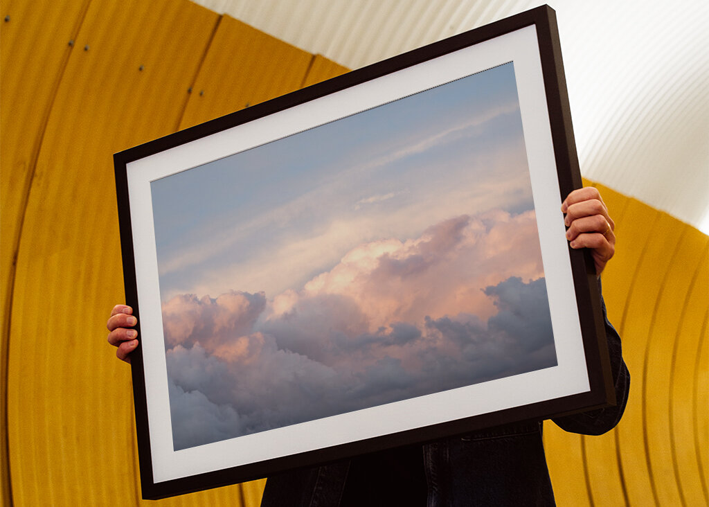Blush pink clouds in Stavanger