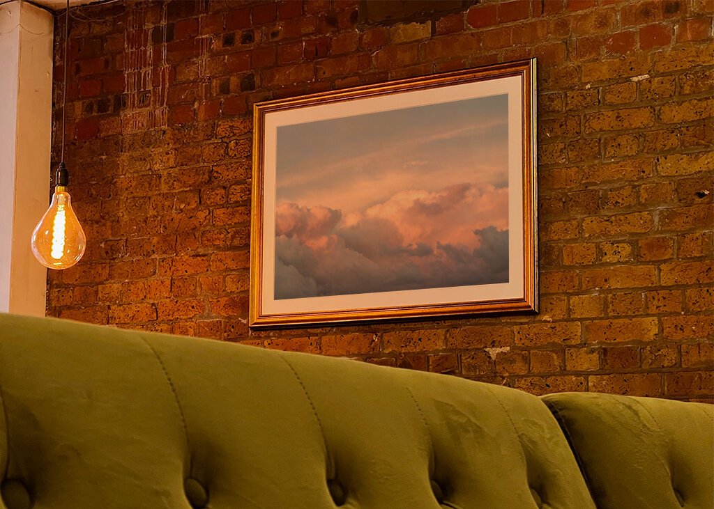 Blush pink clouds in Stavanger