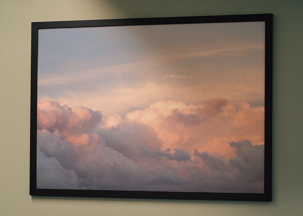 Blush pink clouds in Stavanger