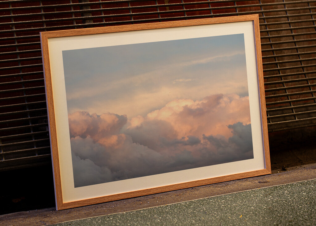 Blush pink clouds in Stavanger