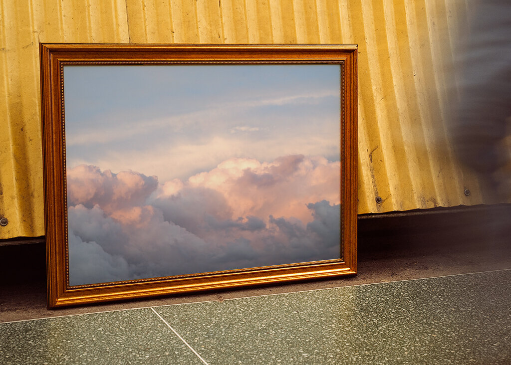Blush pink clouds in Stavanger