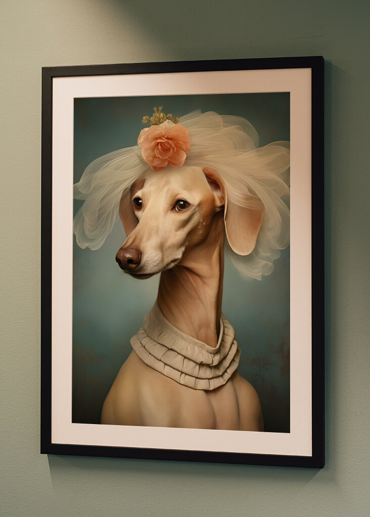 Menneskelignende søt hund