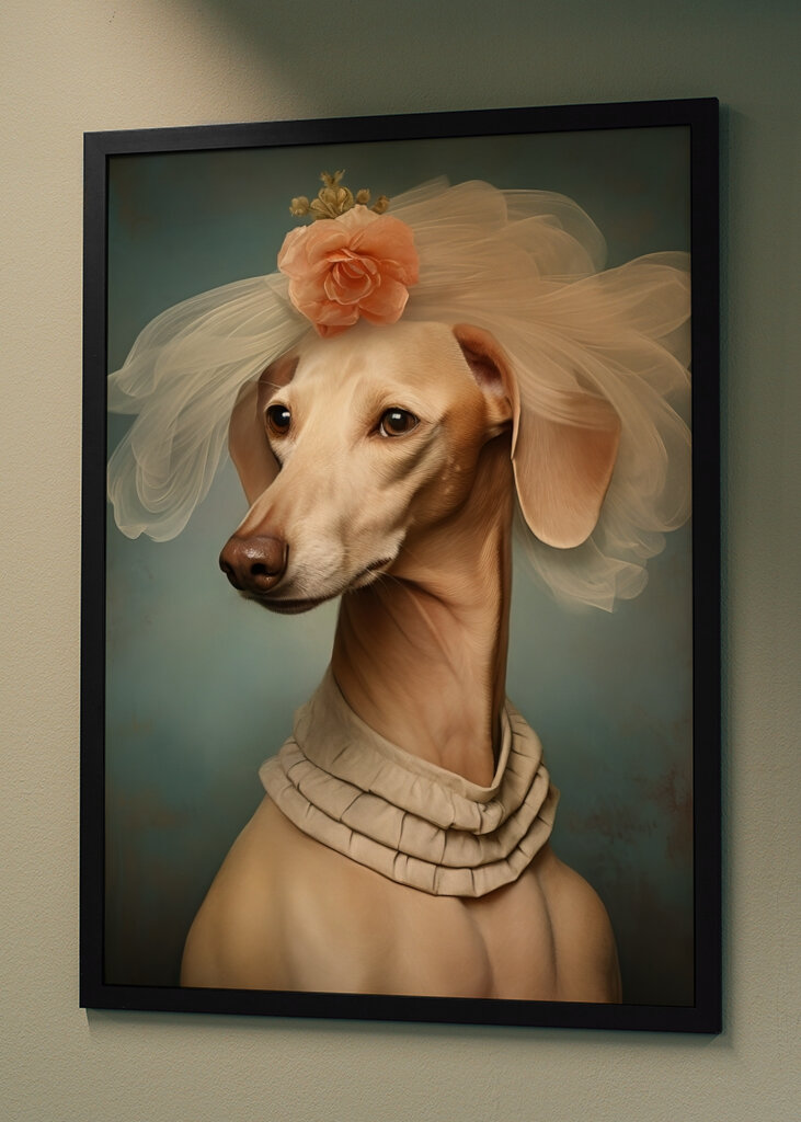 Menneskelignende søt hund