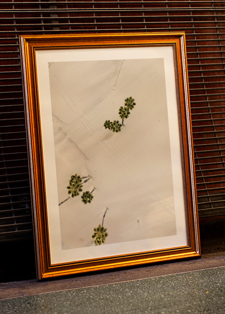 Imprints in the sand