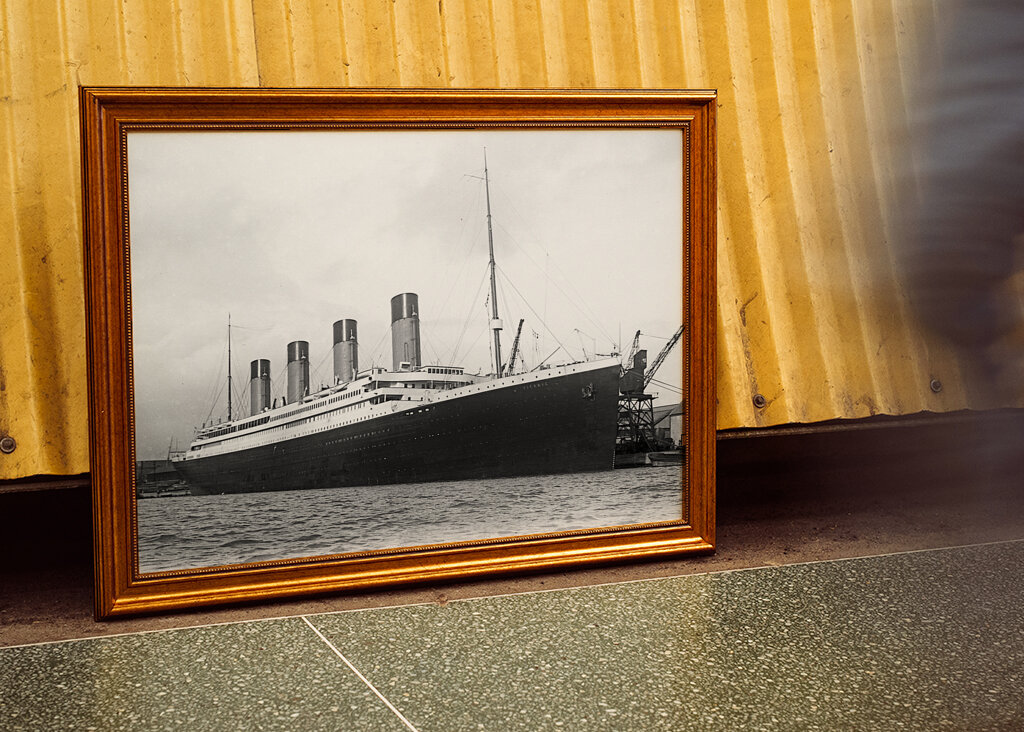 RMS Titanic Im Dock