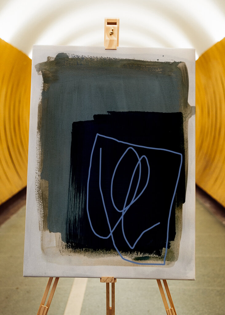 Abstraktní tahy štětcem 162