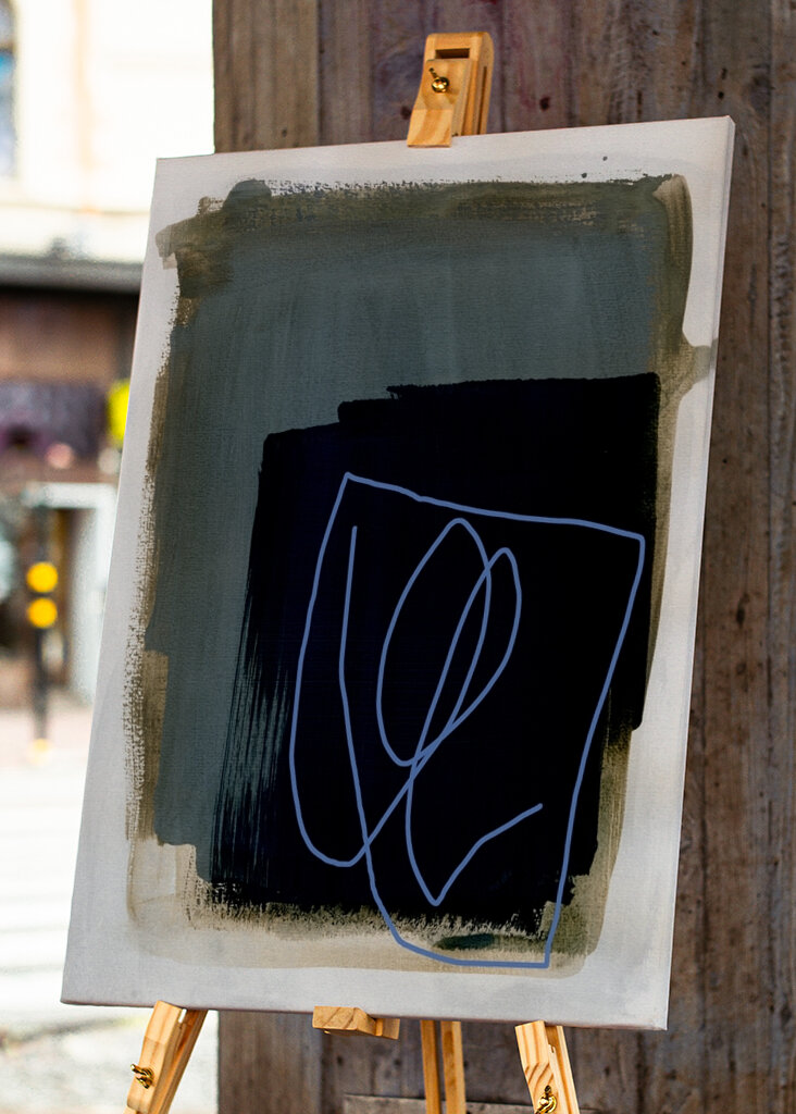 Abstraktní tahy štětcem 162