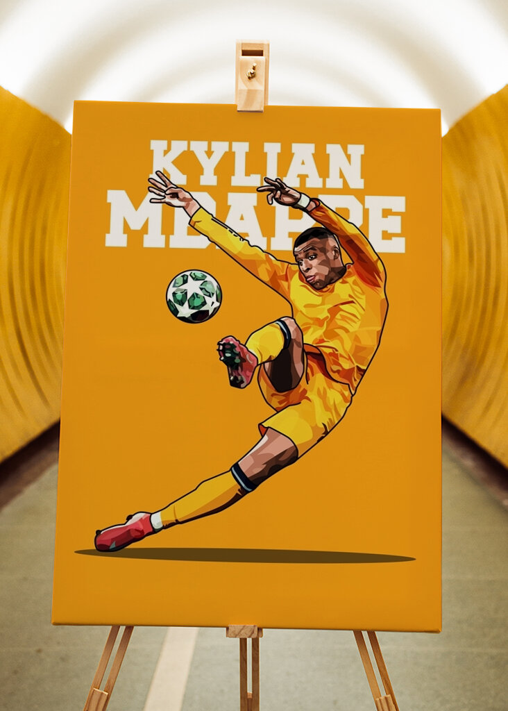 Kylian Mbappé Arte de Vexel