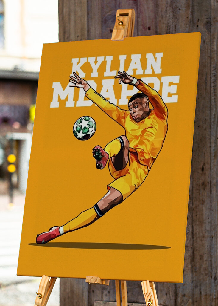 Kylian Mbappé Arte de Vexel