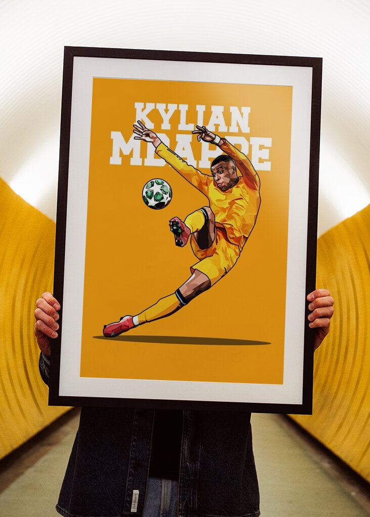 Kylian Mbappé Arte de Vexel