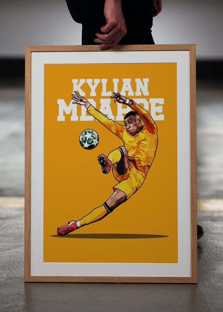Kylian Mbappé Arte de Vexel