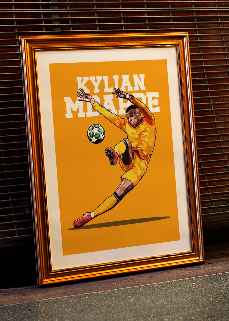 Kylian Mbappé Arte de Vexel
