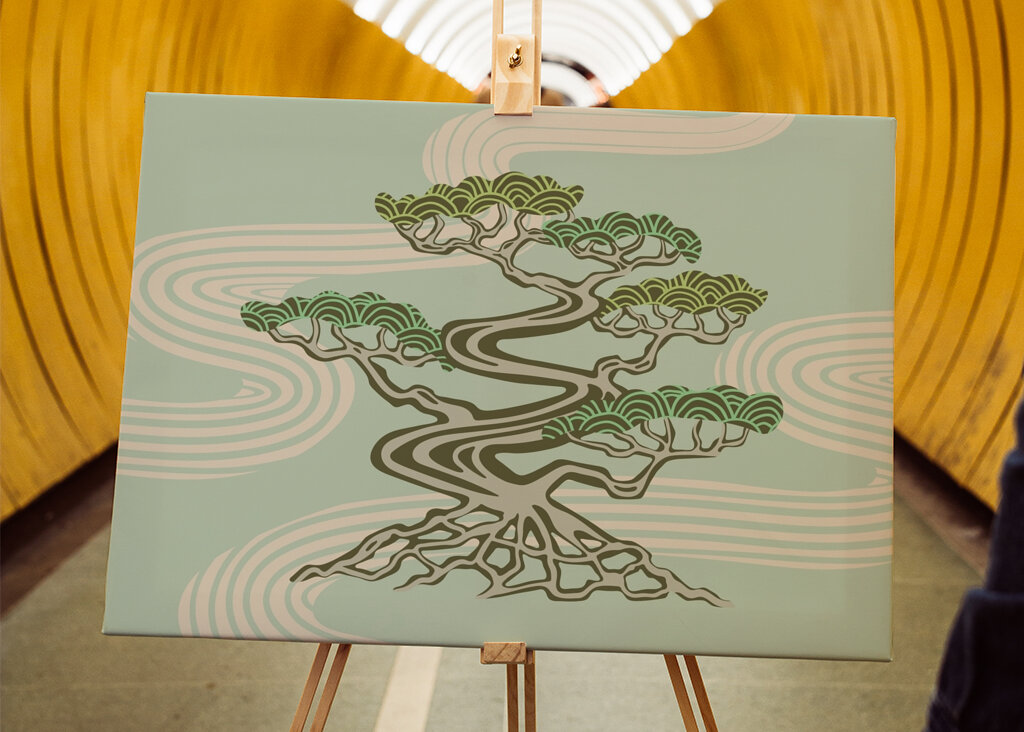 BONSAI Árbol Zen Japonés Verde