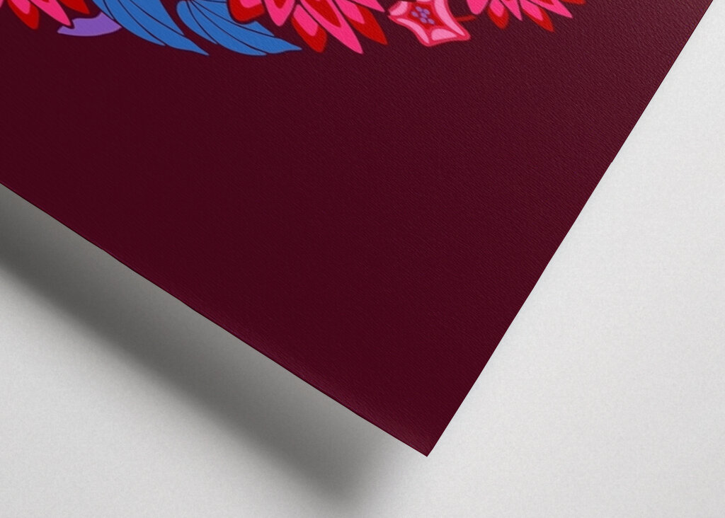 KVĚTINOVÉ SRDCE Květinový Růžový Červený