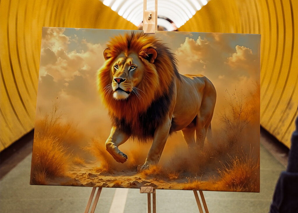 Der Blick des Löwen