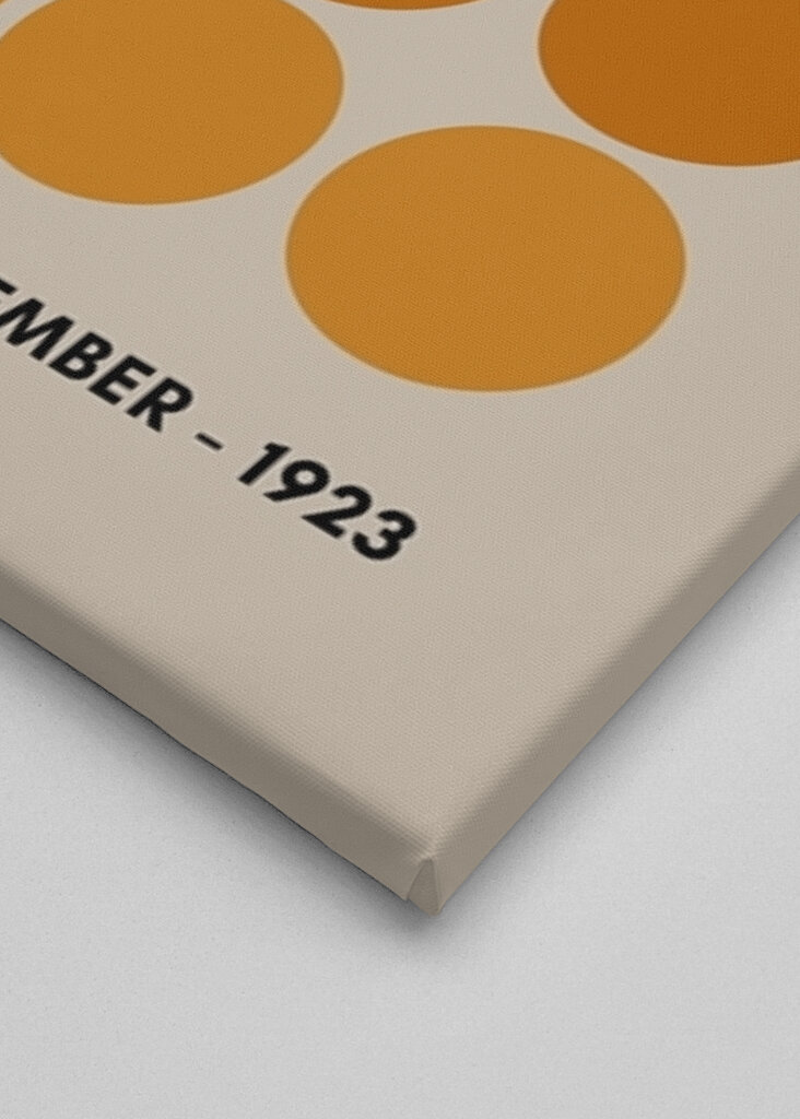 Bauhaus Orange Dots