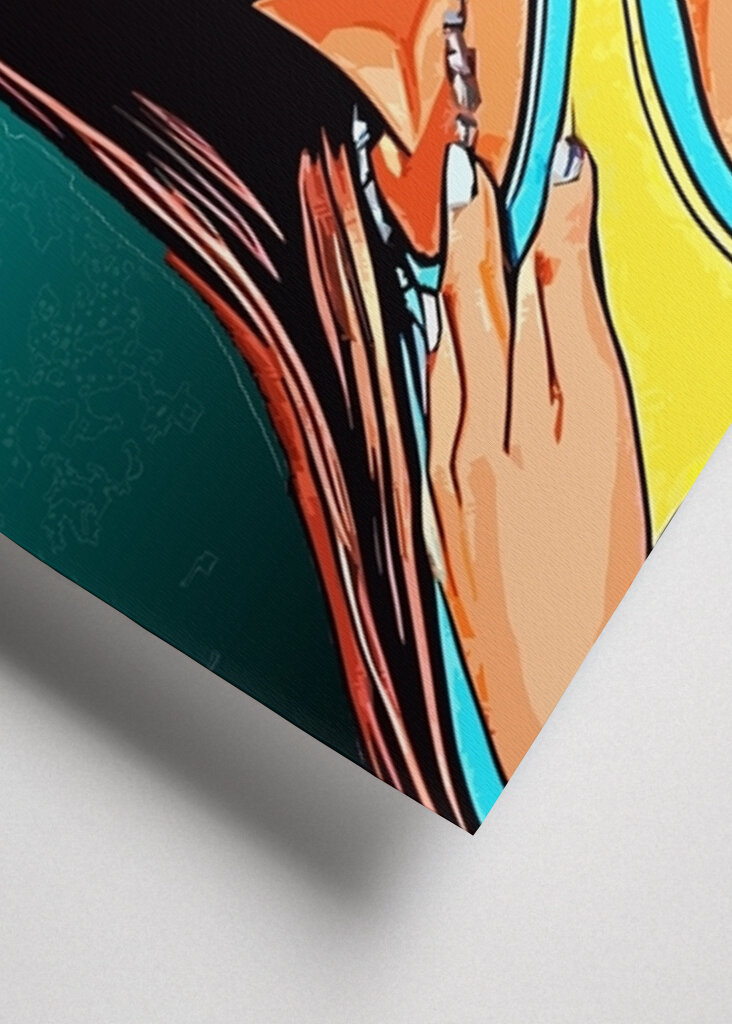 Ariana Grande retro art