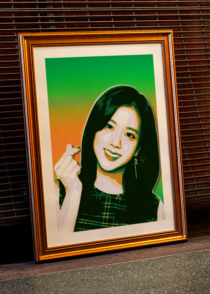 Rose Blackping retro art