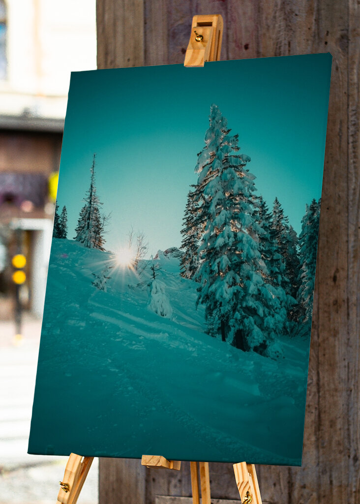 Landscape in the Alps