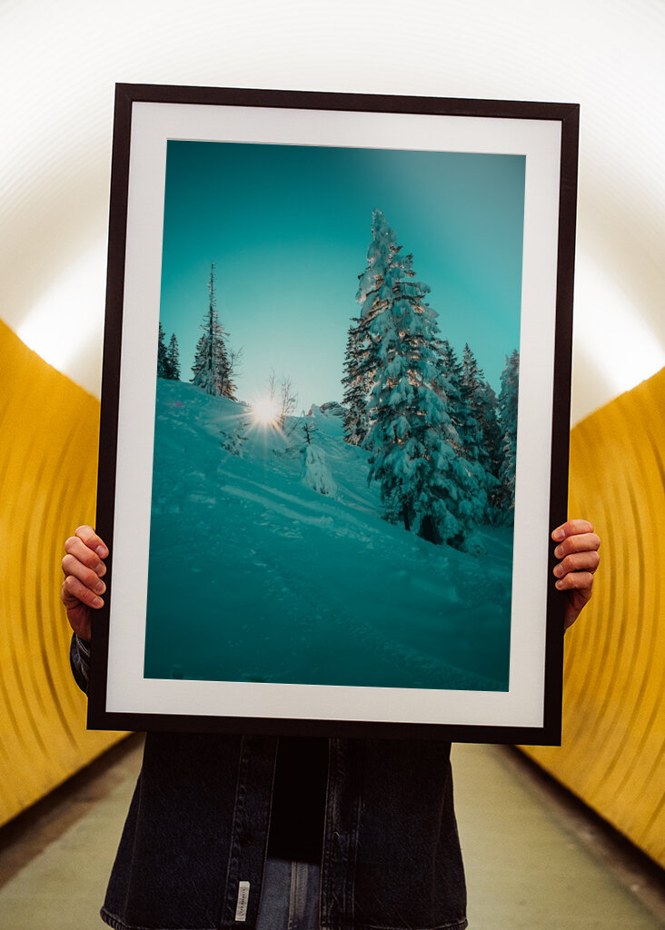 Landscape in the Alps