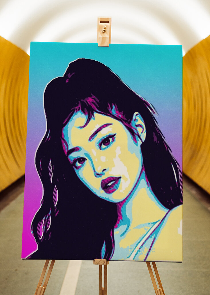 Jeniffer blackpink retro taide