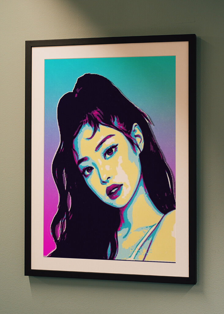 Jeniffer blackpink retro taide