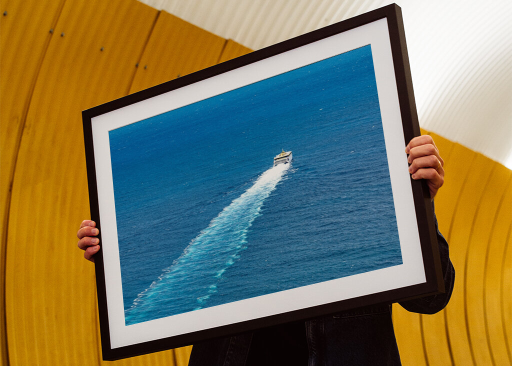 Wellen nach einem Boot