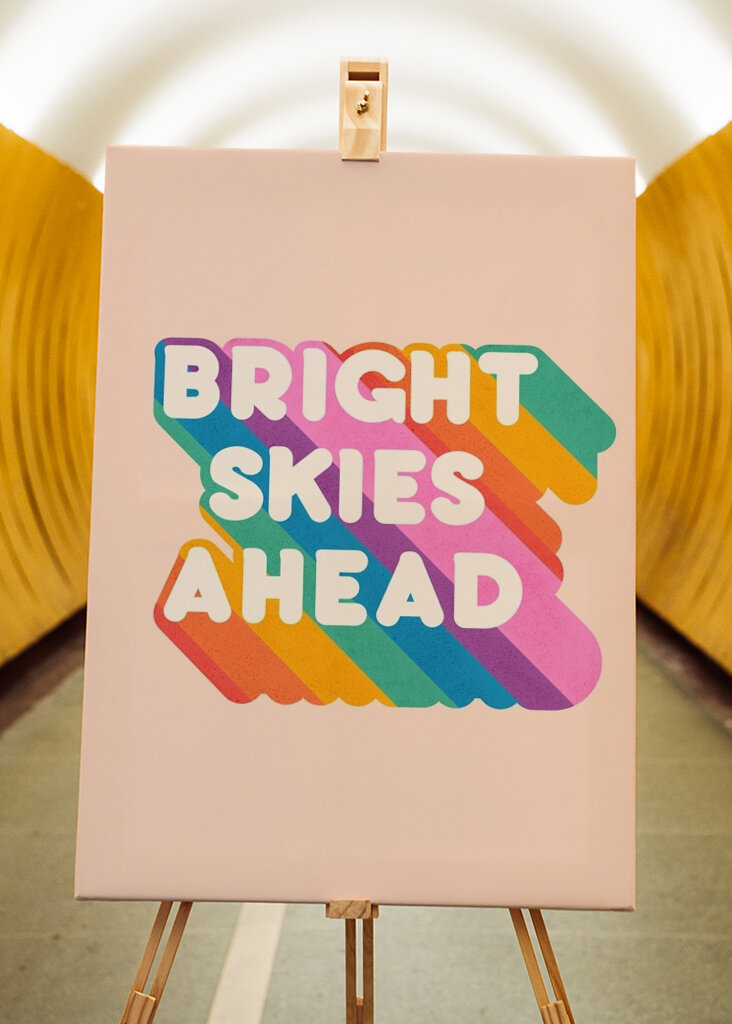 Regnbue Lys himmel forude 