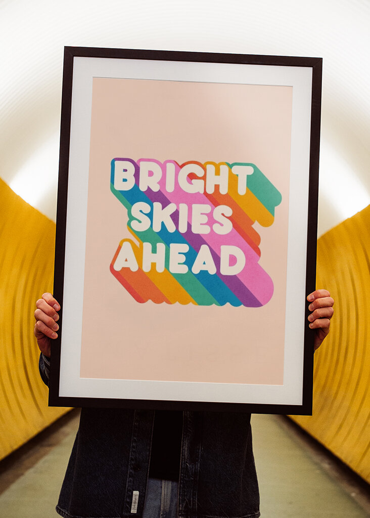 Regnbue Lys himmel forude 