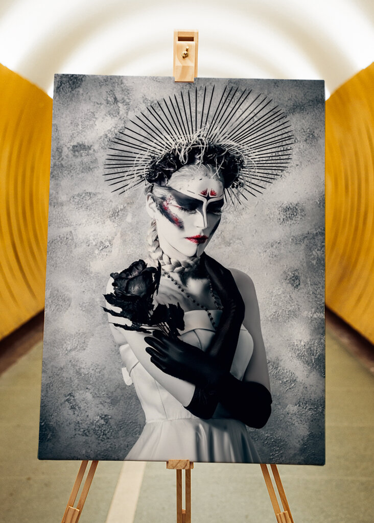 Una dolorosa espina rosa negra