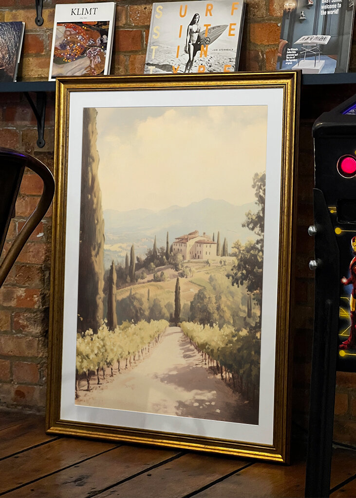 Toskanischer Weinberg 