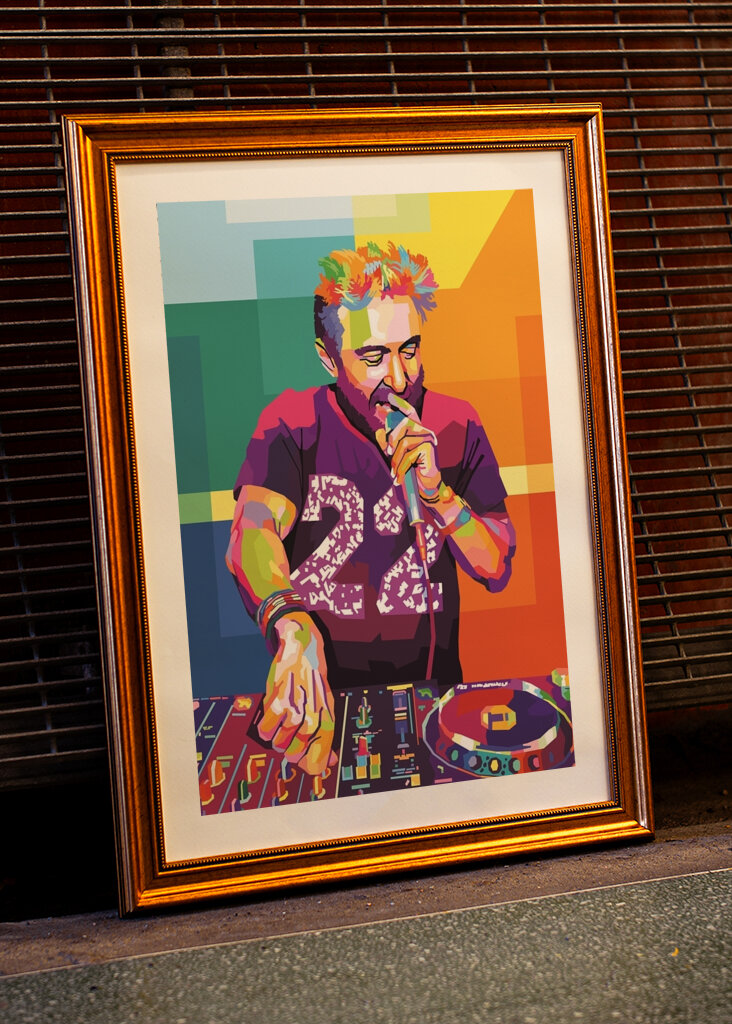 David Guetta pop art