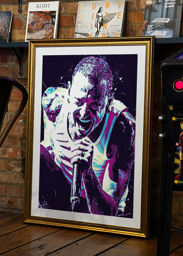 Chester Bennington Pop Art
