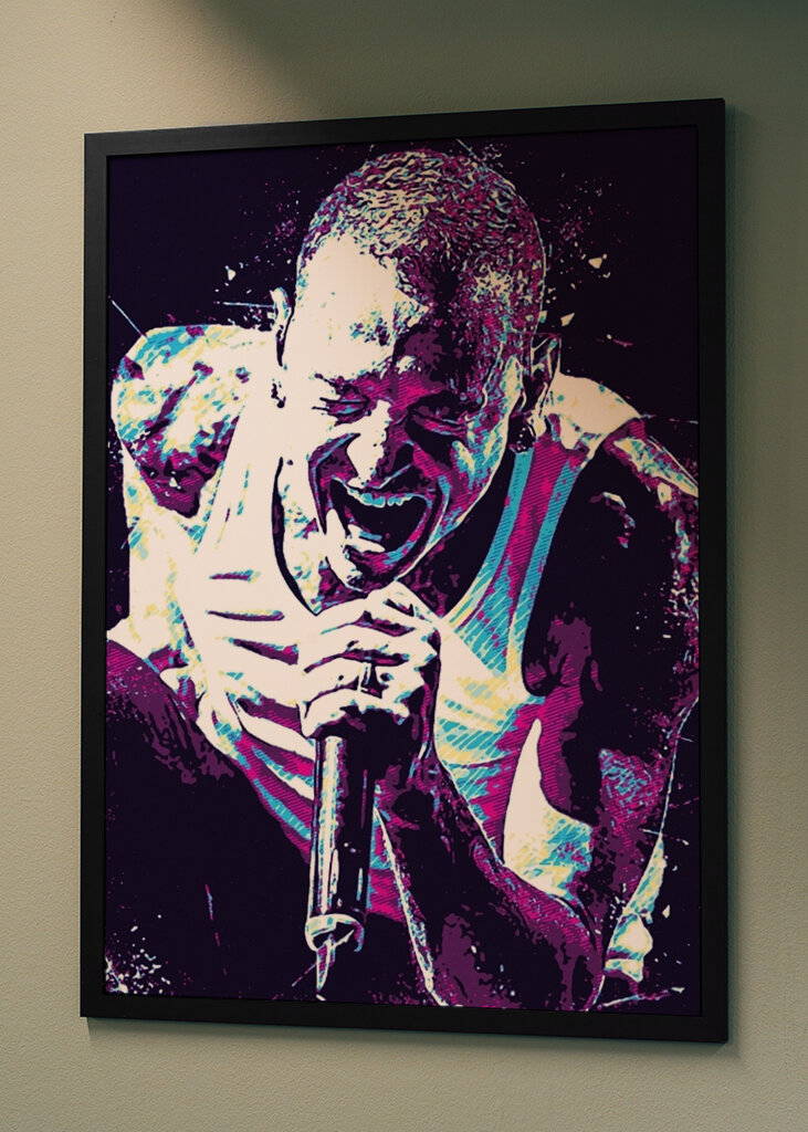Chester Bennington Pop Art