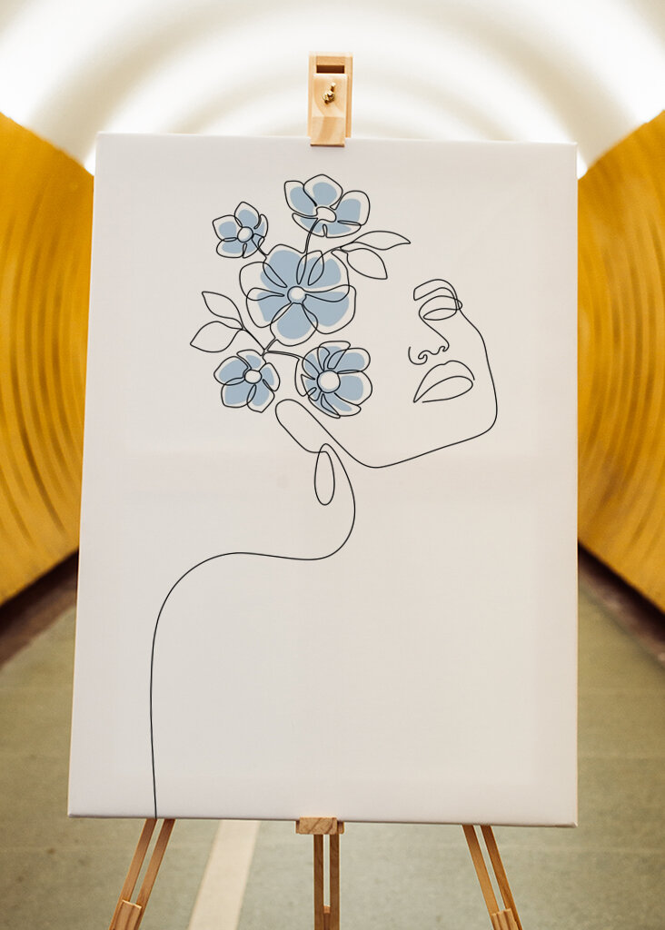 Niebieska Dziewczyna Bloom